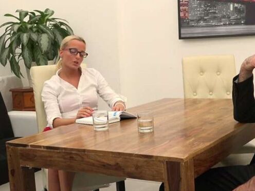 Victoria Pure seduced her colleague