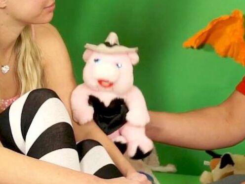 Blonde angel ravaged by a chubby dude