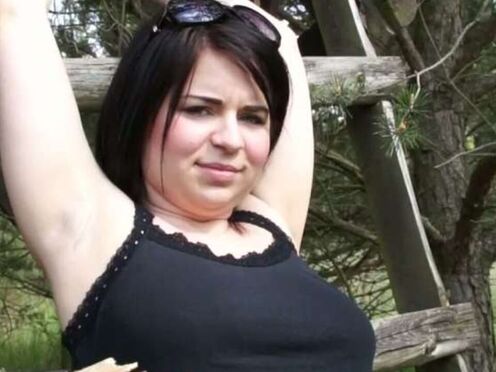 Playful teen at her first porn casting