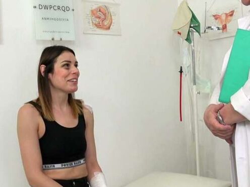 Blonde tart gets banged by her Gynecologist