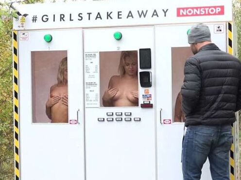 Victoria Pure inside The first Czech vending machine for sex