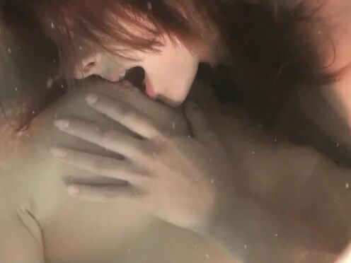 Russian lesbos swimming in the pool