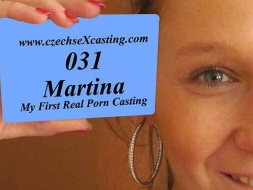 Martina's first porn casting