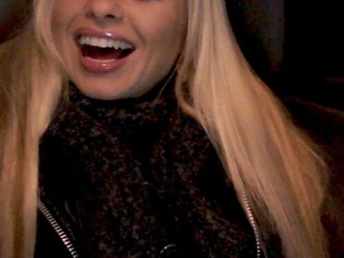 Slutty blonde banged in a public bathroom