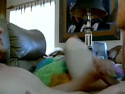 Pierced deviant JS Wild cums all over young Wyatt Blaze