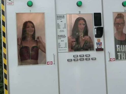 Katy Rose in a hot slot machine