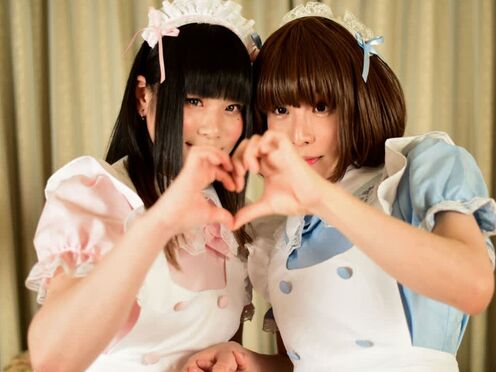 TGIRLJAPAN - Two Cutie Maid Ravaged For Fun & Pleasure
