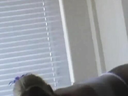 Christine does a striptease in P-O-V solo scene