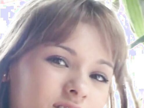 Horny solo teen blonde plays with her beaver