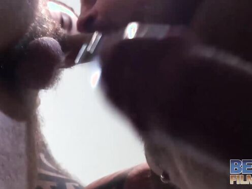 BEARFILMS Dean Wyatt & Marc Angelo Blows Each Other Cocks
