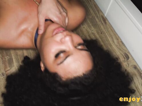 In the kitchen, the brunette's zeal ignited & she was torn up hard. Full HD fl