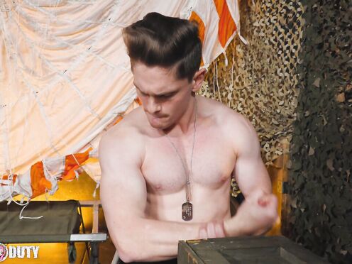 ActiveDuty - Beefy Pax Perry Dicked Down By Muscle Hunk