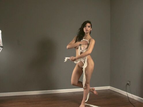 18 Year Old Indian Stripper Filming Herself Naked In Erotic Porn