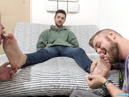 Straight Guy Found Himself Bounded For A Ticklish Adventure
