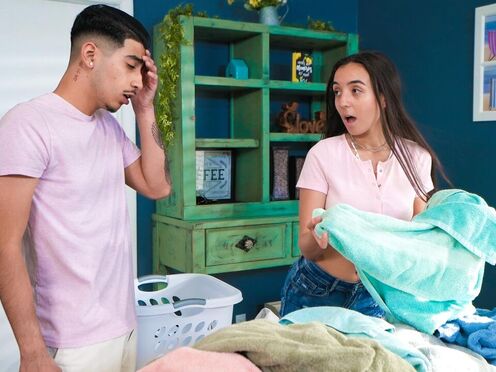 Why are the towels so sticky, step brother?