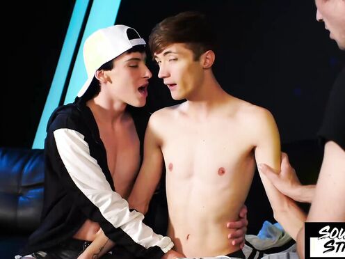 SOUTHERNSTROKES Zack Love & Chris Summers Gay 3some