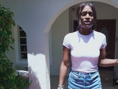 Do not steal my package, fuck my ebony snatch instead!