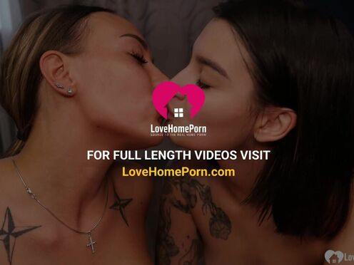 Lustful babes stroke & suck a prick