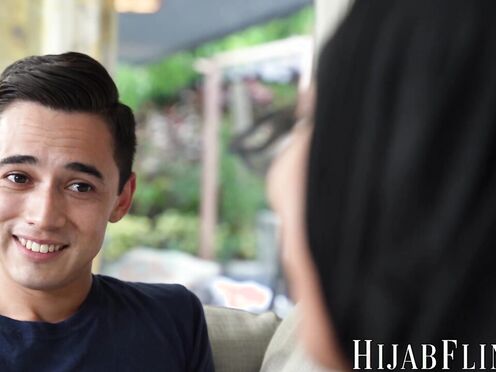 Perfect Arab teen Malina Melendez is so wet while riding my heavy erect dick