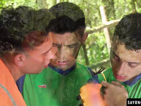 Dimitry Simonit joined by Latino hotties to fulfill their sexy desires