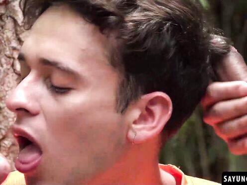 Horny Felix Harris & Uriel Simon fucks a stranger raw & deep