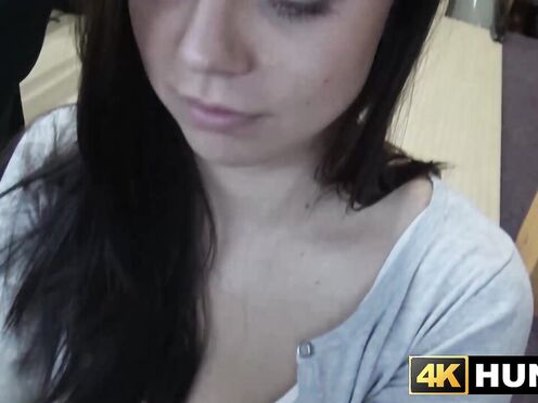 Striking attractive babe Ornella Morgens tight muff while cuckold plays bowling
