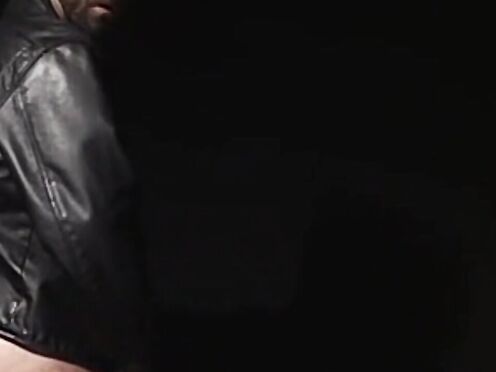 Bushy daddy Ray Dragon plays with his big throbbing dick solo