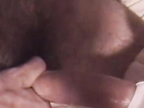 Big cock jock jerking off solo after fucking fetish sex doll