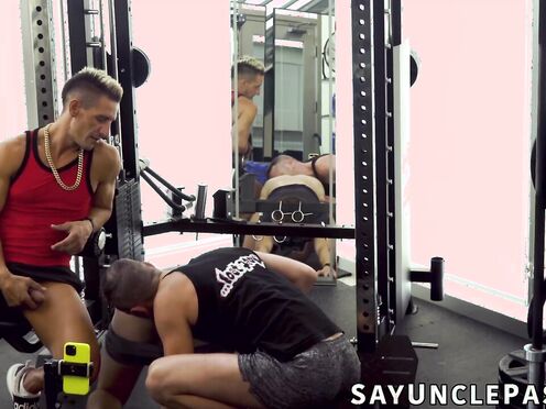 Aaron Allen got a nice butt stretching from Trent Summers & Jax Thirio