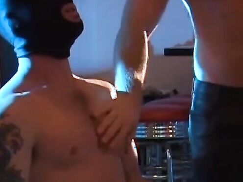 Handsome hunky Robert Ebony endures all the pain & pleasure all over his sub b