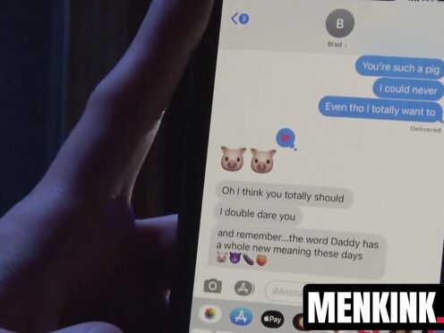 Zak Bishop seduces step daddy Lance Charger to ravage his anus