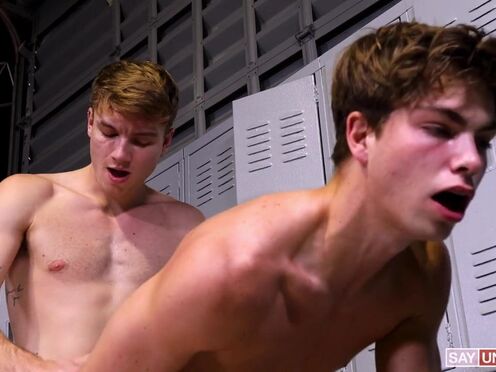 Bully Gets Shaft-Hungry In The Locker Room!