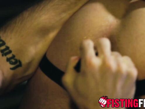 Innocent Cazden Hunter agrees to indulge in a wild hot shaft play with strangers