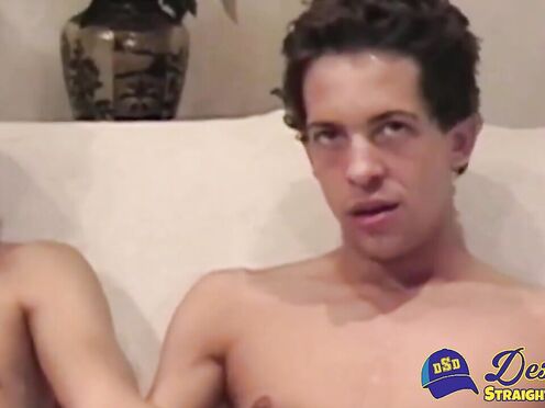 Skinny straight twinks JD & Cole are introverted so they slowly taste each others meat