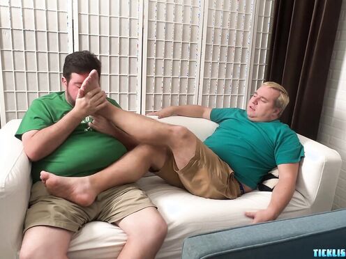 Chubby Nemo Helps His Master Matt Relax With Foot Worship
