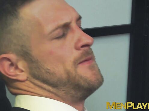 Hot Darius Fredynand rides the heavy shaft of his sexy boss Paul Wagner
