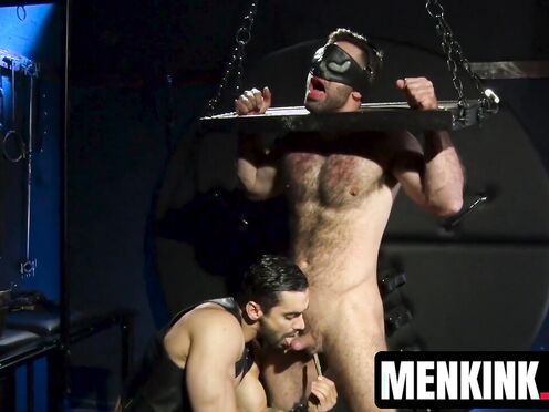 Muscled Arad Winwin dominates Lucas Leons bushy tight hole