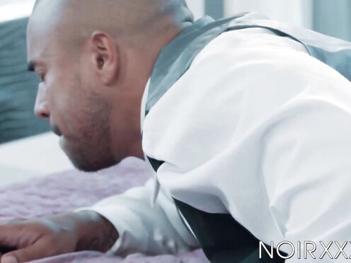 This bald dude Julian Grey sits on top of my meat for an ass fucking experience
