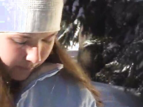 Naughty teen ski babes