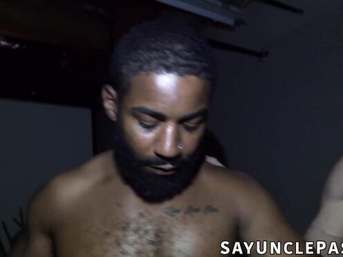 Spikey Dee got showered with cum in a foursome hazing ritual