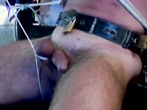 Derek Pain Feels Pleasure While His Balls Are in Torment