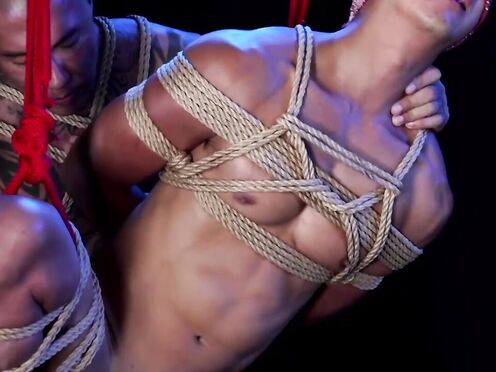 Zed Sheng undergoes BDSM with intense barebacking led by a dom daddy