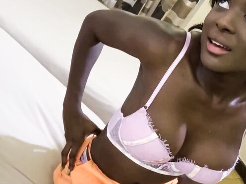 Innocent Ebony Cutie First Time Ass Fucking