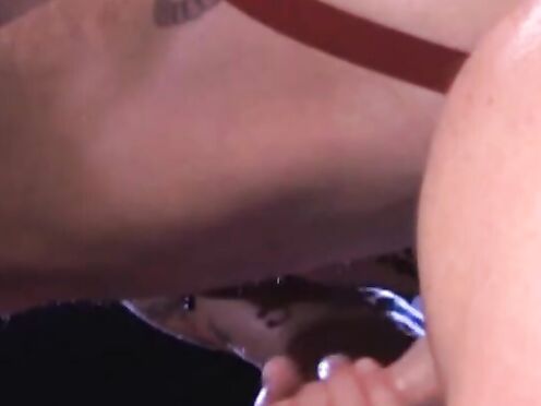 Matthew's closed fist is pushing through Mason's booty, & Mason begs for more an