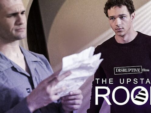 Muscle Hunk Feeds Big Cock to Older Repairman