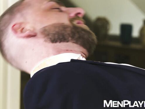 Suited hunks Manuel Reyes & Zac Johnson relentlessly breed