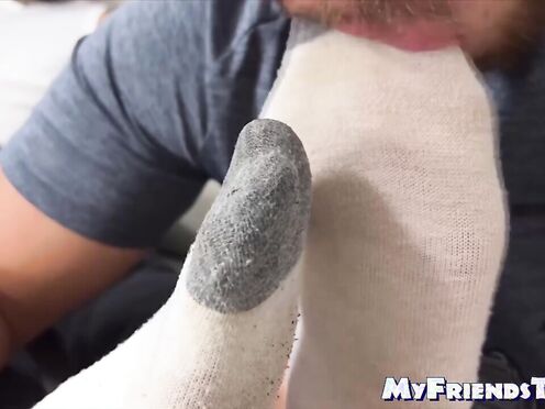 Horny Rikk York sucked & ravaged the satisfying feet of horny Dan Edwards