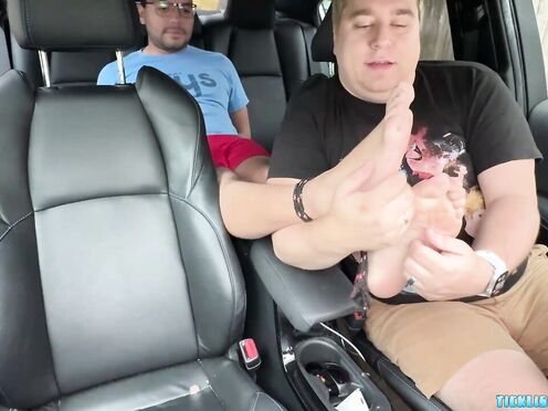 Pup Saki Screams Hard From The Tickles Of Bear Matt