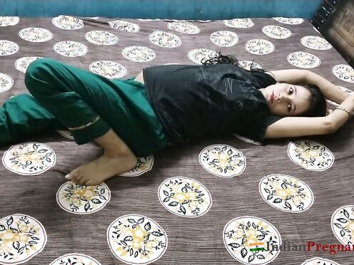 Mesmerizing Indian Bhabhi Heavily Preggo Fucking