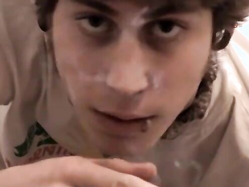 Blonde Carl plays meat while chain smokin
